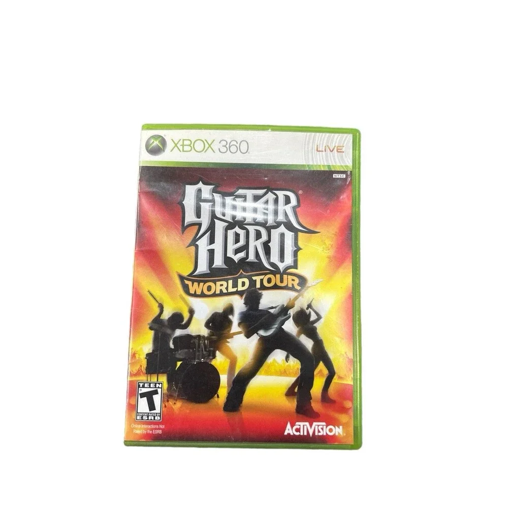 Microsoft Xbox 360 Guitar Hero World Tour Cleaned & Tested